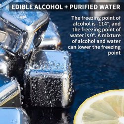 یخ مکعبی تمام استیل بسته 4 عددی